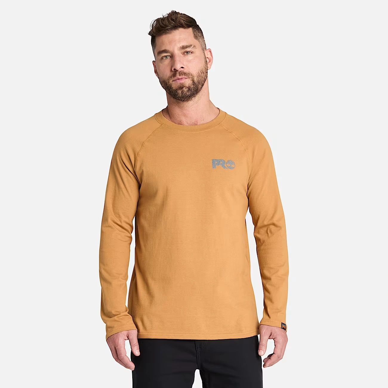 Men's Timberland PRO® Core Reflective Logo Long-Sleeve T-Shirt