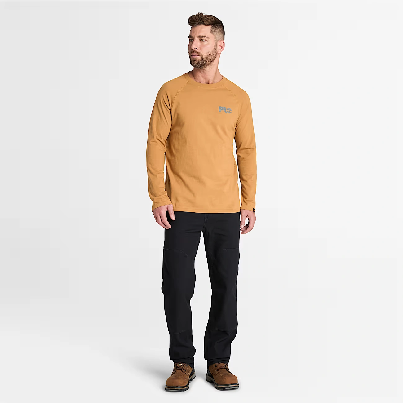 Men's Timberland PRO® Core Reflective Logo Long-Sleeve T-Shirt