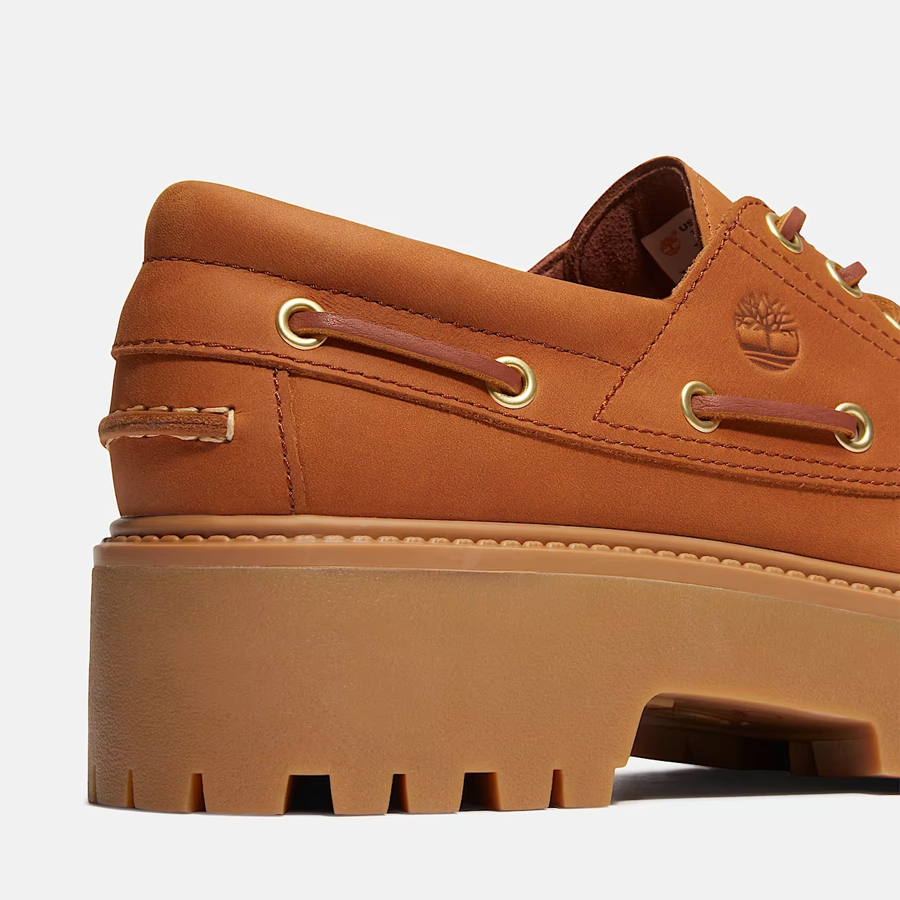 Women's Stone Street Platform Boat Shoe 7 Women's Stone Street Platform Boat Shoe