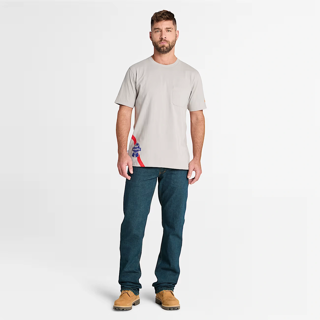 Men's Timberland PRO® and Pabst Blue Ribbon Short Sleeve T-Shirt