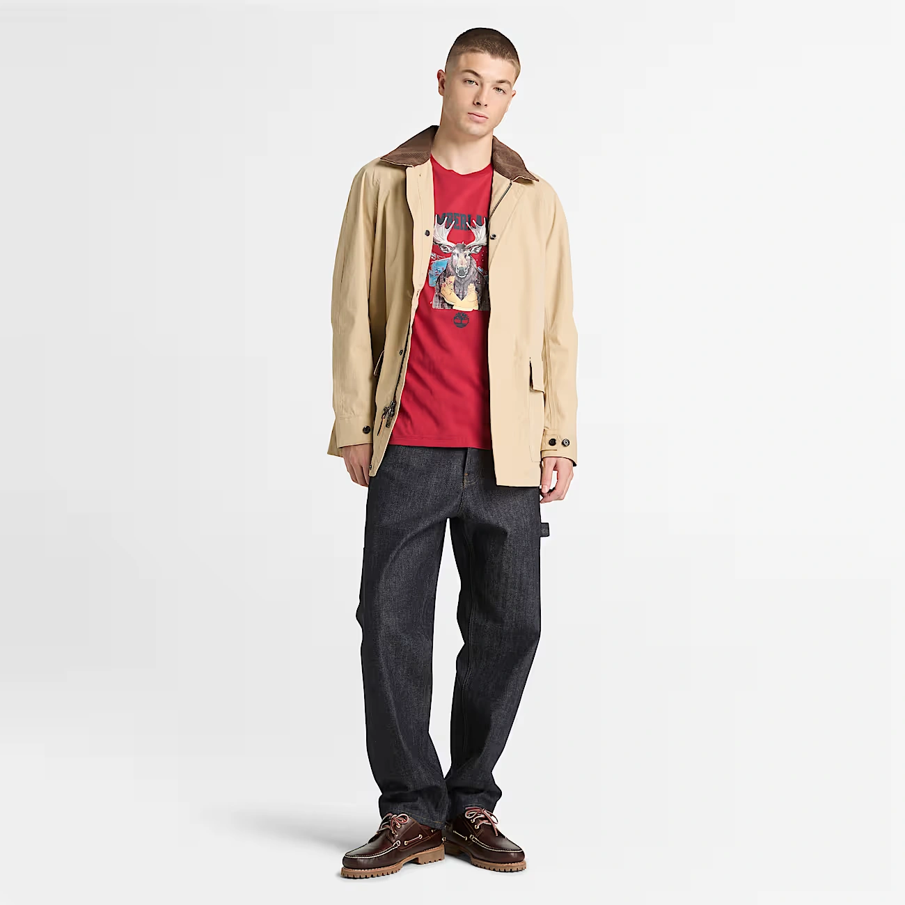 Holiday Graphic Moose T-Shirt