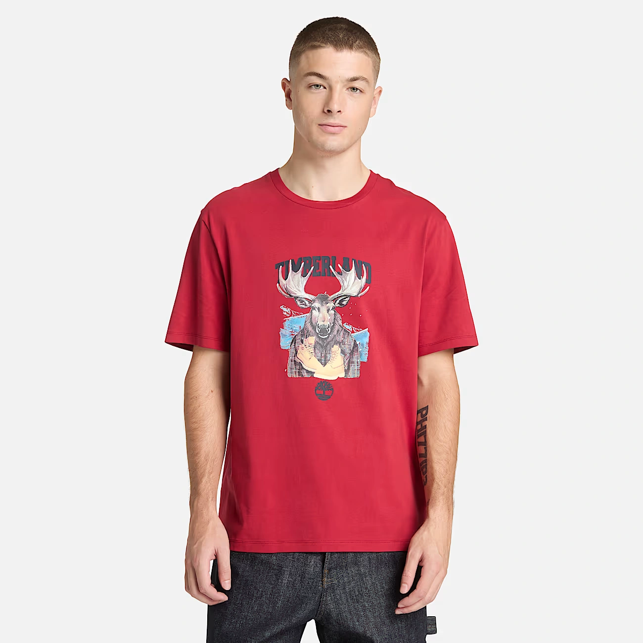 Holiday Graphic Moose T-Shirt