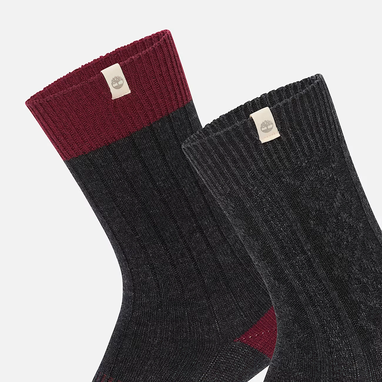 Men's Timberland® 2-Pack Cushioned Cable Knit Crew Sock 3 Men's Timberland® 2-Pack Cushioned Cable Knit Crew Sock
