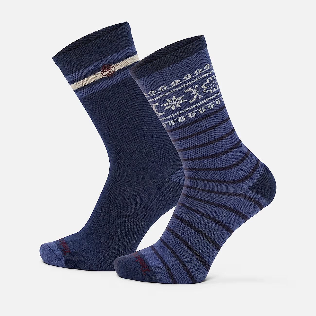 Men's Timberland® 2-Pack Fair Isle Crew Sock