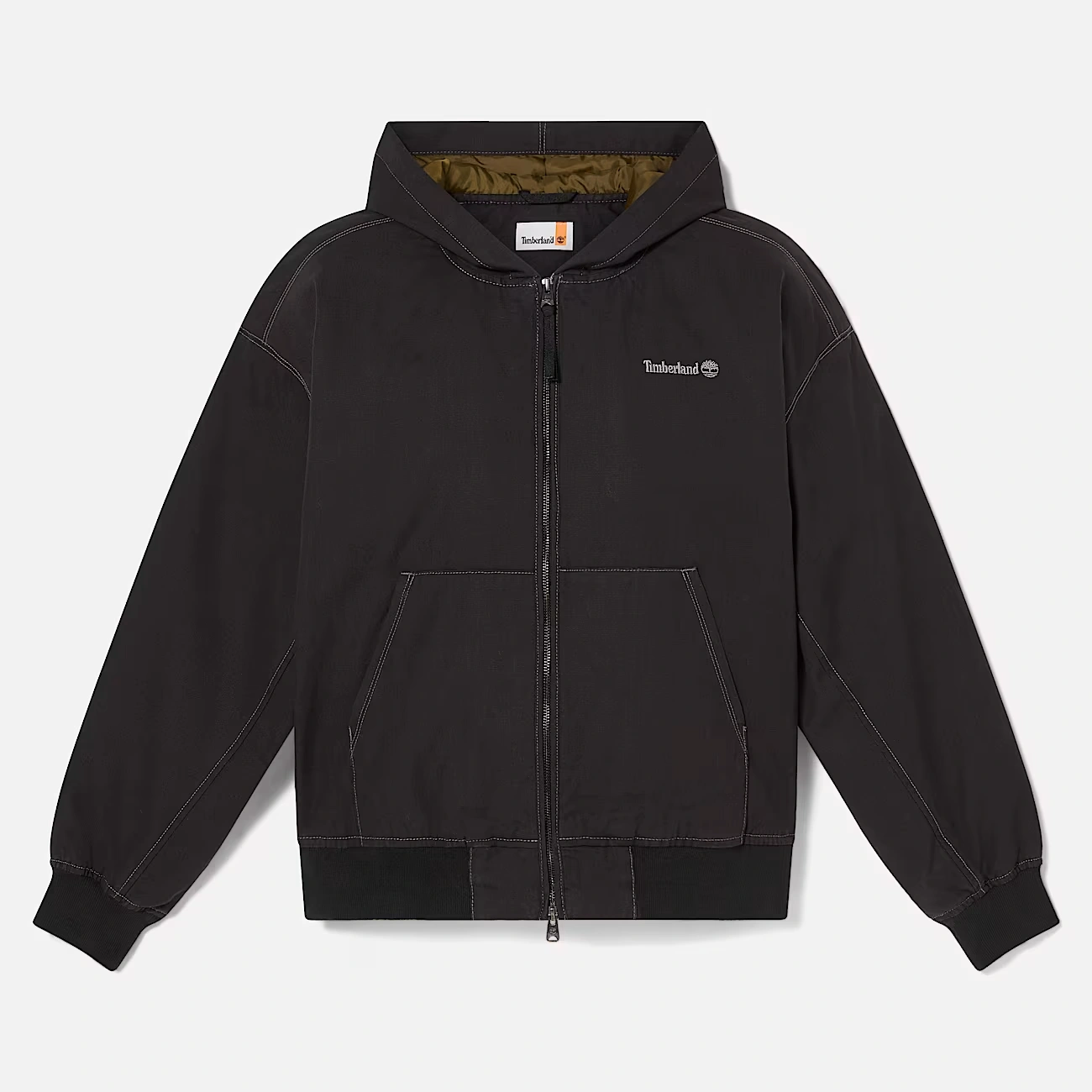 Washed Duck Canvas Hooded Bomber