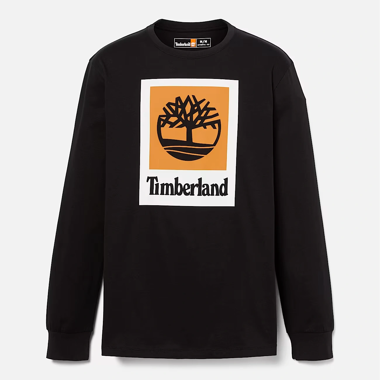 Men's Stack Logo Colored Long Sleeve T-Shirt