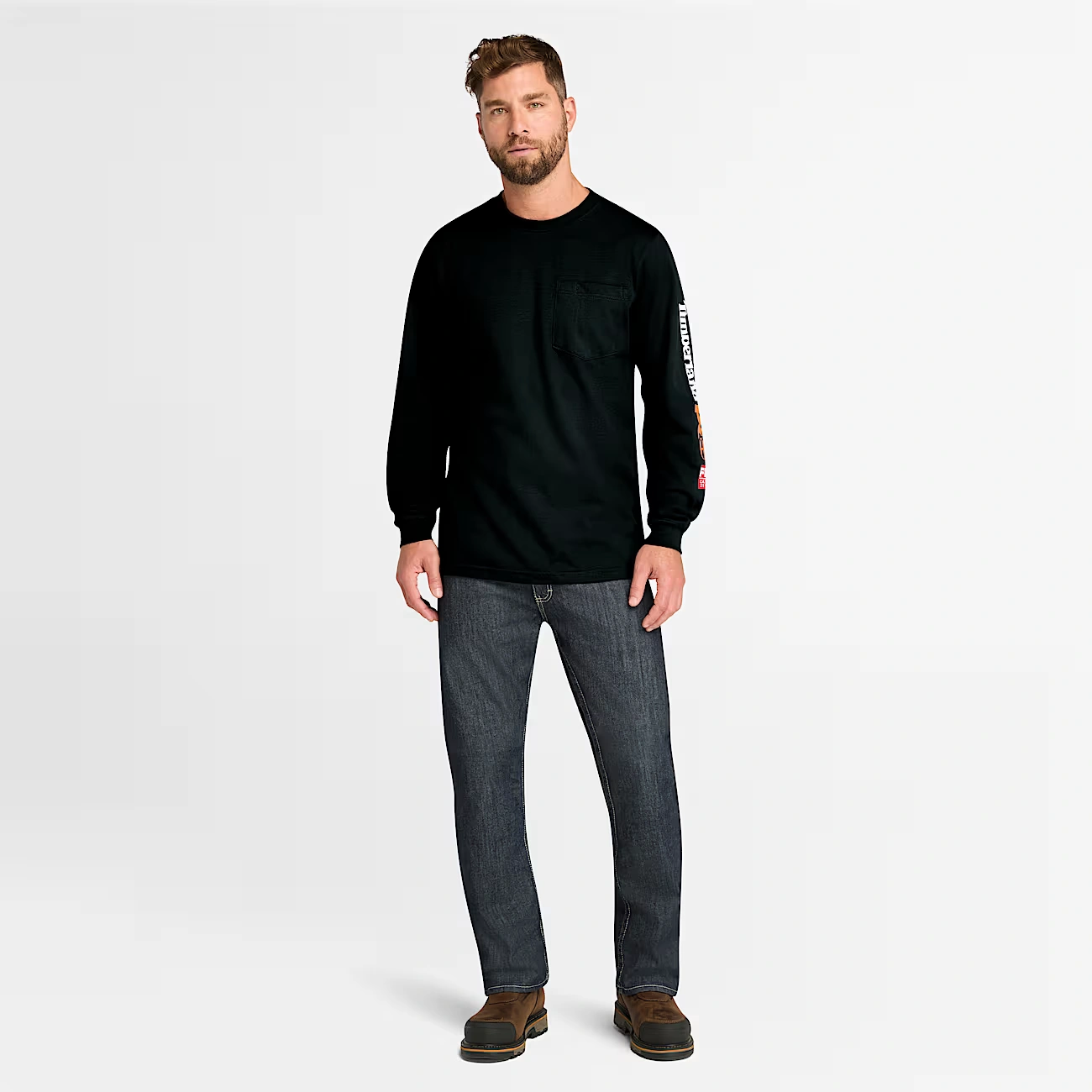 Men's Timberland PRO® Cotton Core Flame-Resistant Long-Sleeve T-Shirt