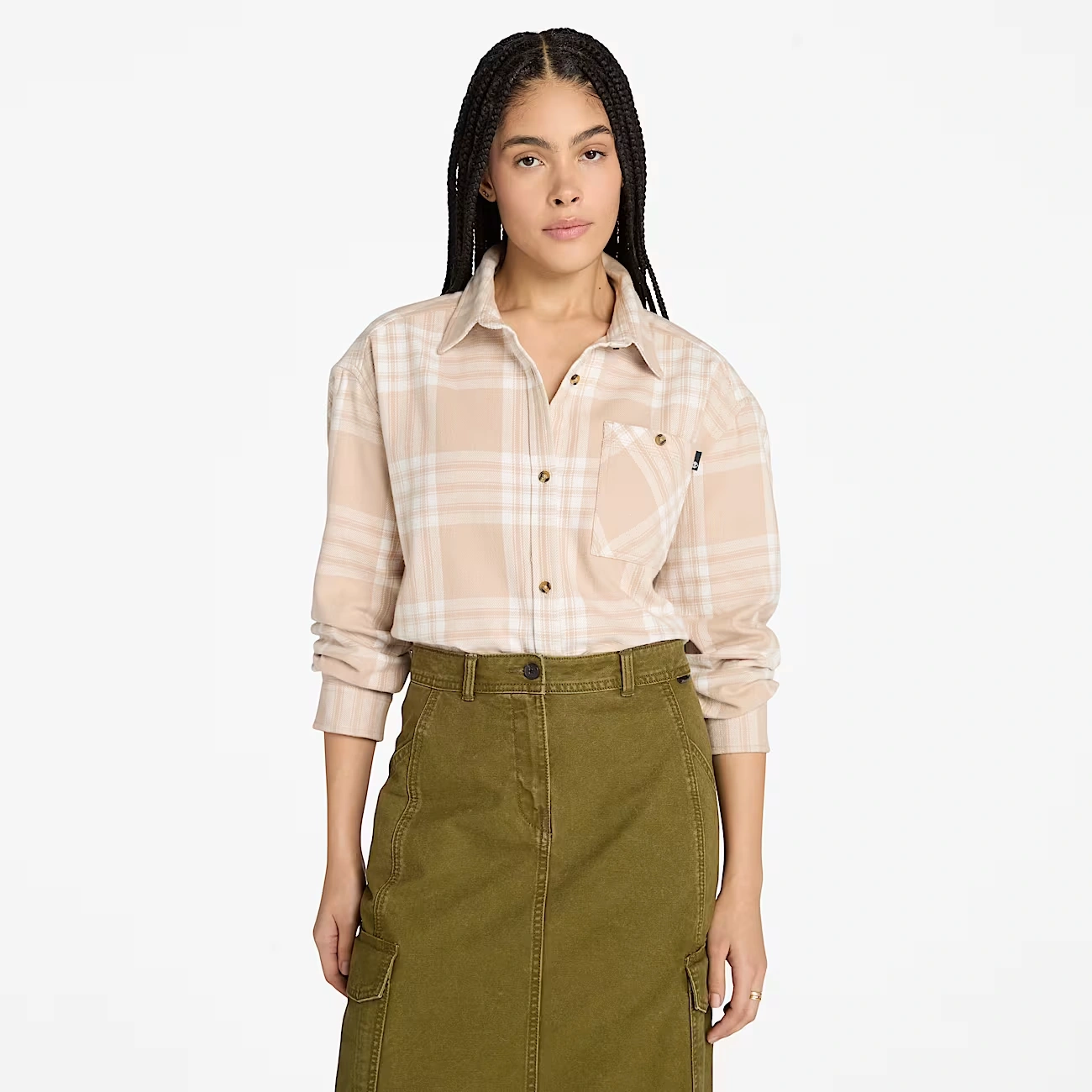 Women's Midweight Flannel Pocket Shirt